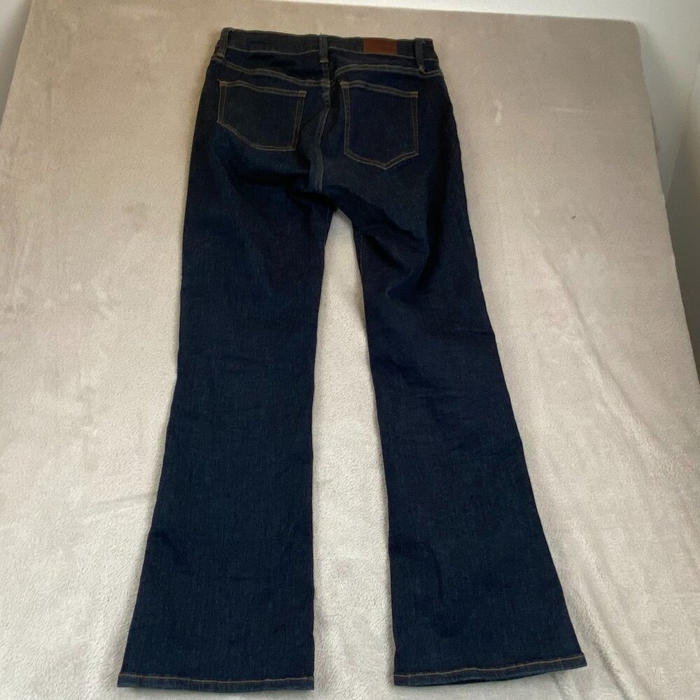 Lands End Womens Jeans Size 30 Mid Rise Curvy Bootcut Blue Cotton Blend - Picture 15 of 15